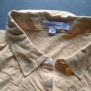 Casual Tan Polo Shirt