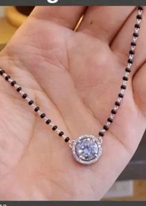 Silver Diamond Mangalsutra