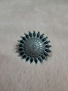 Oxidized Chakra Ring