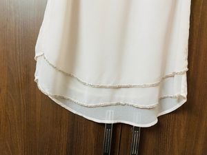 Peach Double Layered Top