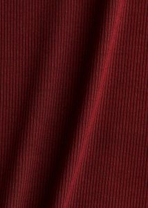 Ribbed Knit Top - Burgundy