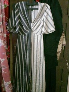 Striped Midi Dress