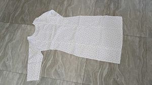 White Polka Dot Kurti