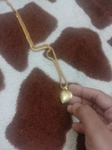 Vintage Heart Photo Necklace