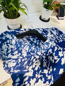 XL Long Blue Floral skirt