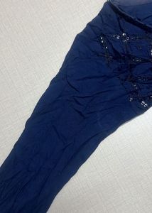 Blue Sequins Kurti