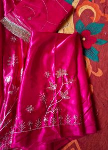 Satin Pink Poshak