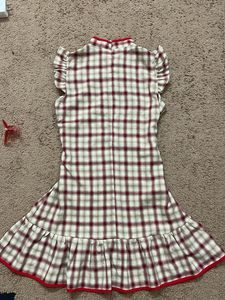 Red Plaid Dress