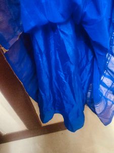 Blue Embroidered Kurta