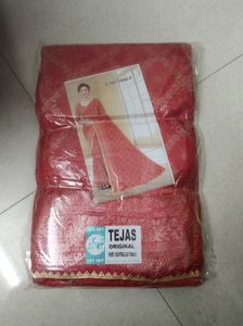 Foil Print Saree