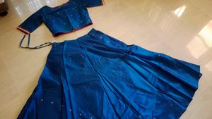 Blue Blouse And Ghaghra