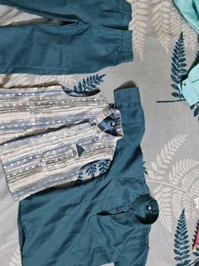 Ethnic kurta pant with waistcoat