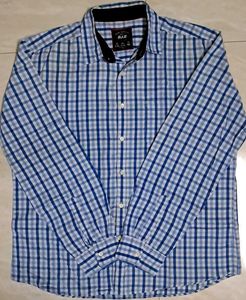 100% Cotton Full Sleeve Branded Shirt