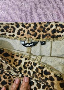 Leopard Print Skort