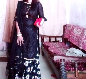 Boutique Design  Heavy Shrara With Sequence  Kurti