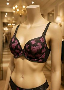 Floral Print Bra