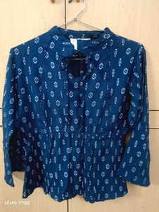 Blue Short Kurti