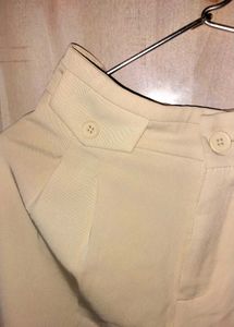 Korean Beige Trousers Pants