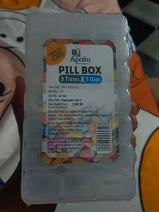 Pill Box With Tag