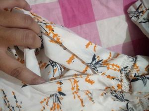 off shoulder Floral Print Dress