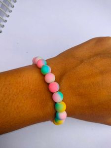 Crystal Rainbow Beads Bracelet