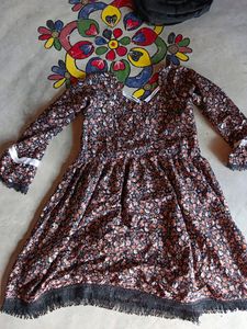 Round Lace Work Kurti