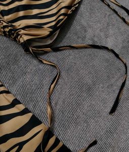 Animal Print Crop Tee