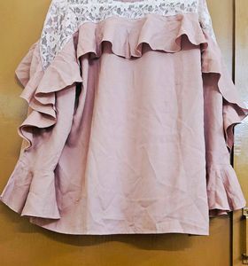 Lace Ruffle Top