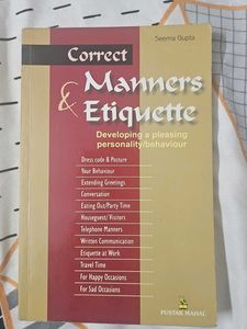 Correct Manners & Etiquette Book