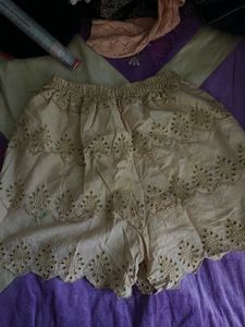 Eyelet Embroidered Shorts
