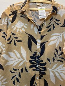 Printed Cotton Shirt For Ladies