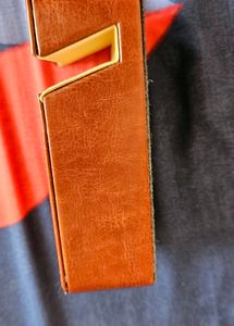 Leather Paper Weight And Phone Stand