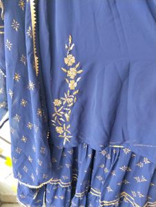 Elegant Embroidered Kurta and sharara Set