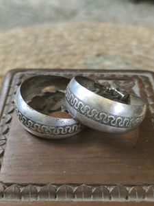 Large Vintage GS Hoops