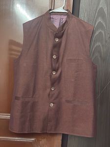 Maroon Nehru Vest