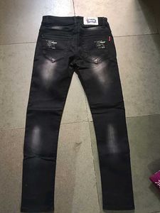 black denim jeans