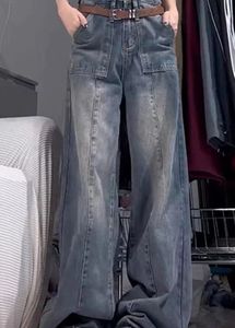 Women Wide Leg High-RiseLight Fade Denim Jeans