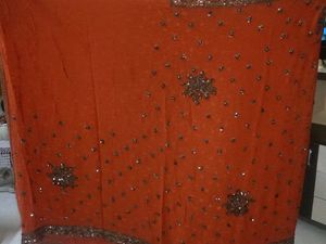 Brown Color Saree