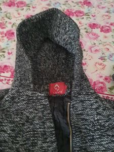 Stylish Grey Hooded Jacket