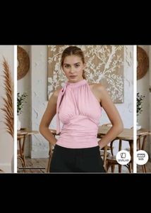 New With Tag- Pink Halter Top