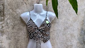 261 Zebra Print Cami Top