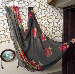 Floral Print Scarf