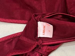 Burgundy Halter Top