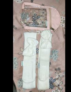 2Pair Of Headbands &amp; Transparent Ziplock Bag