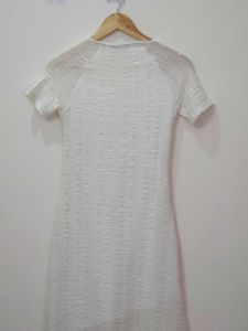 Elegant White Midi Dress