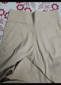 Highwasted Beige Color