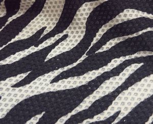 Zebra Print High Neck Top