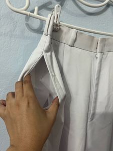 Classic White Pants Wide Leg Straight