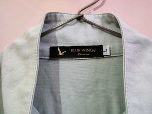 Mint Green Denim Jacket
