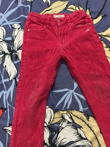 Pink Corduroy Pants